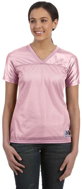 Augusta Sportswear Ladies' Junior Fit 100% Polyester Replica Football T-Shirt